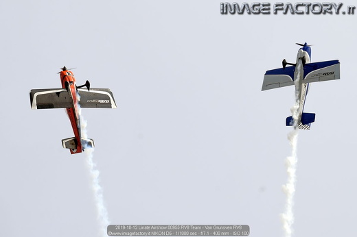 2019-10-12 Linate Airshow 00955 RV8 Team - Van Grunsven RV8